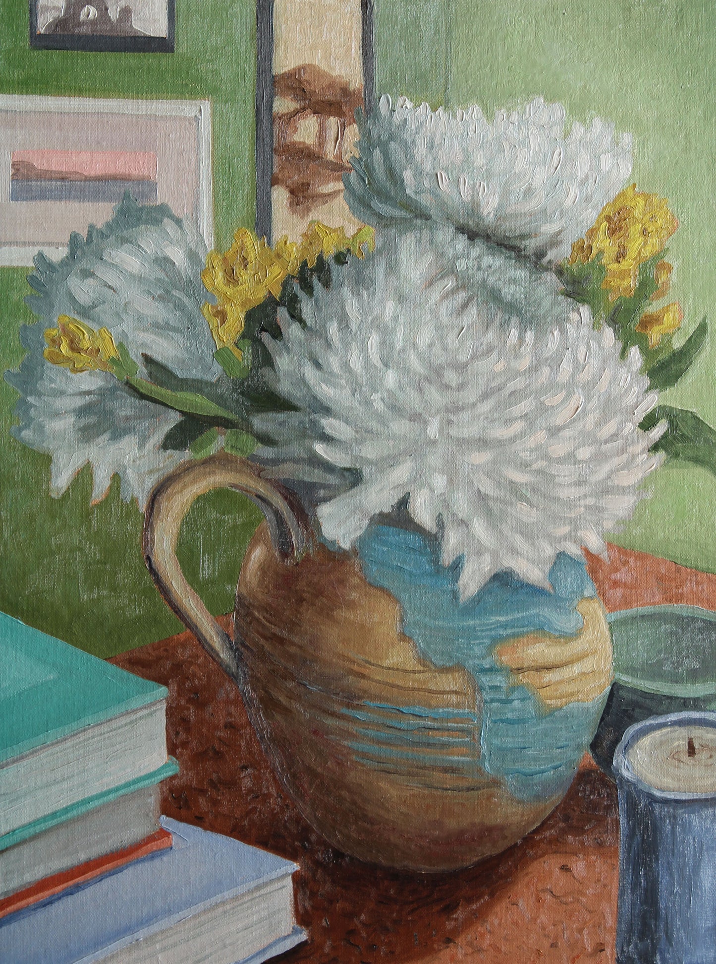 Diana's Flowers - original oil painting