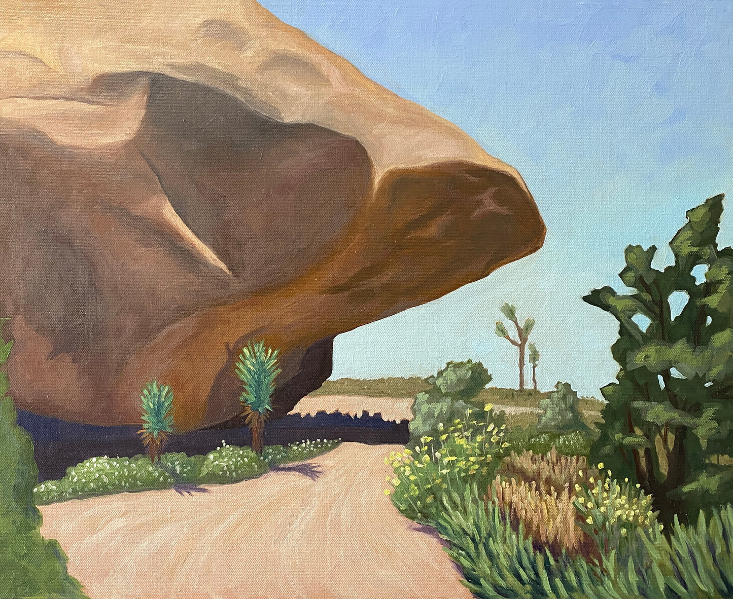 Indian Cave - Original Oil Painting