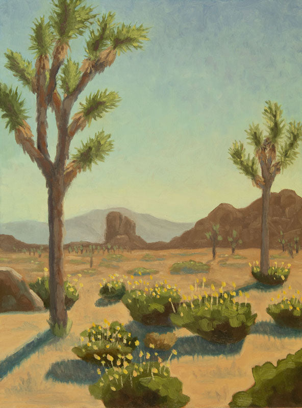 Somewhere in the Desert - Original Oil Painting