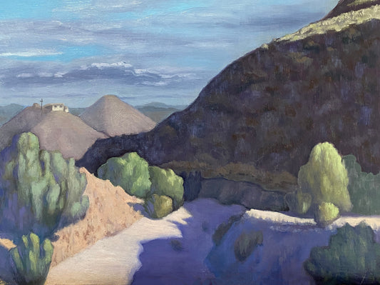 The Desert Wakes Up - Original Oil Painting